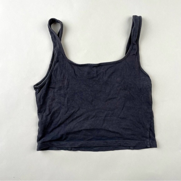 Aerie Dark Gray Crop Top - Picture 3 of 3